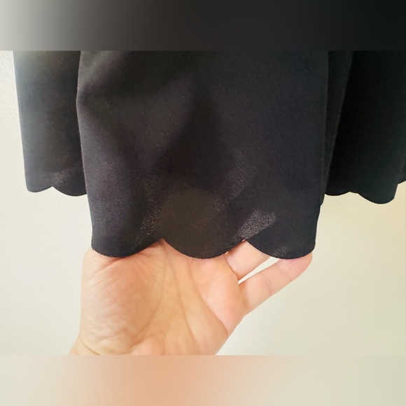 Floerns Doll Collar Short Dress L pleated elastic fabric & waist casual party - Picture 11 of 14